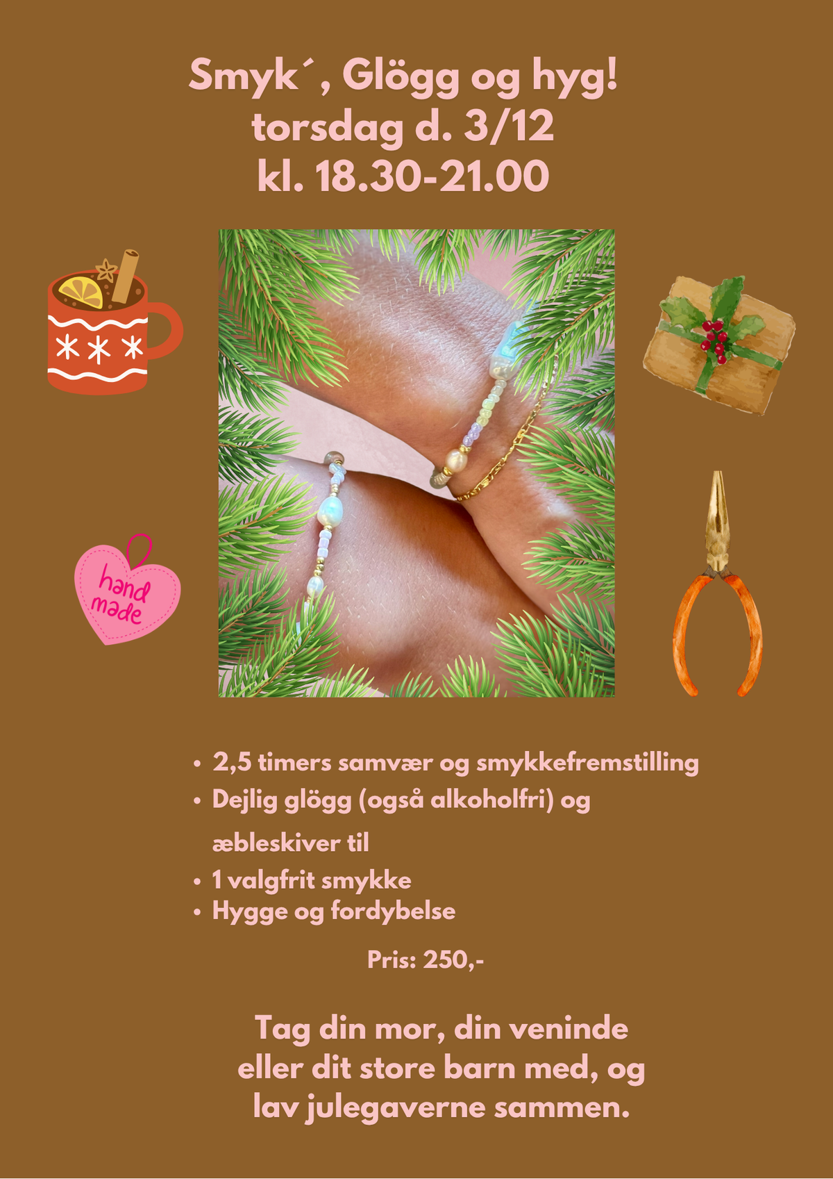 Smyk´, Glögg og hyg! torsdag d. 3/12 kl. 18.30-21.00
