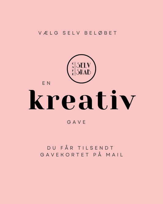 GAVEKORT TIL EN KREATIV OPLEVELSE